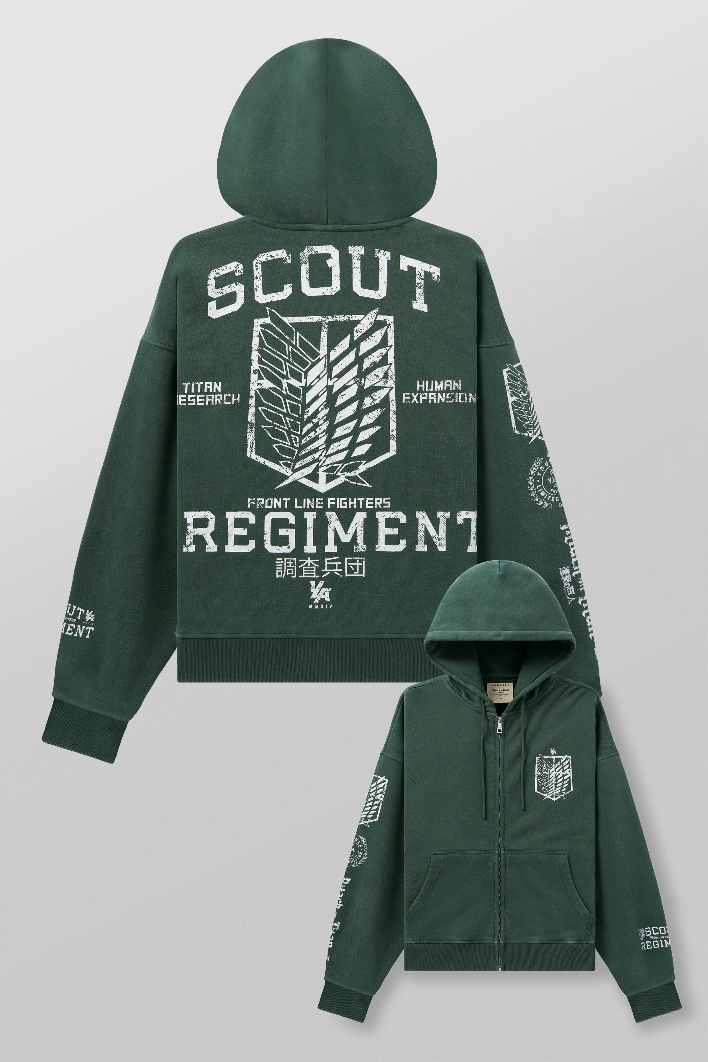 5138 - AOT©  x YLA Zip-Up Hoodies